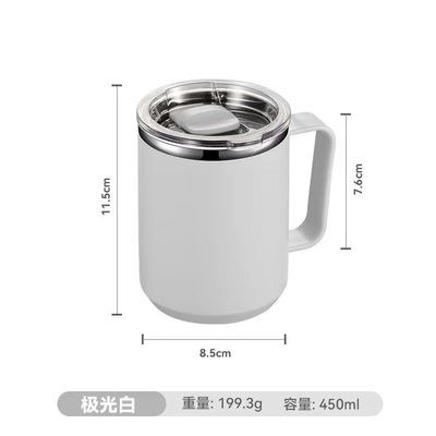 450 ml di acciaio inossidabile a doppia parete idraulico isolante per viaggi termici con maniglia personalizzata