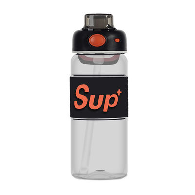 Unisex 178g e 194g Grande capacità palestra sportiva Tritano bottiglia d'acqua con infusore di paglia