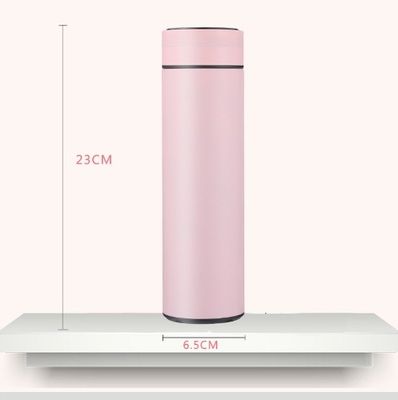 2023 Logo personalizzato Display di temperatura a led Business Smart Drinkware Bottiglia d'acqua a vuoto