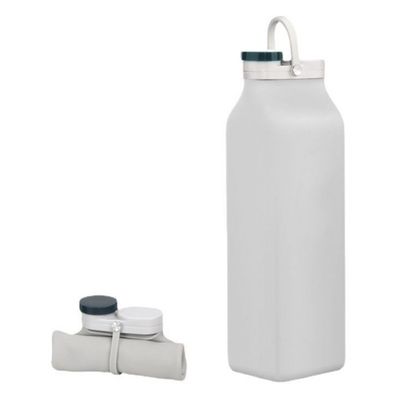 Bottiglia d'acqua di silicone pieghevole da 400 ml/600 ml, indispensabile per viaggi e attività all'aria aperta