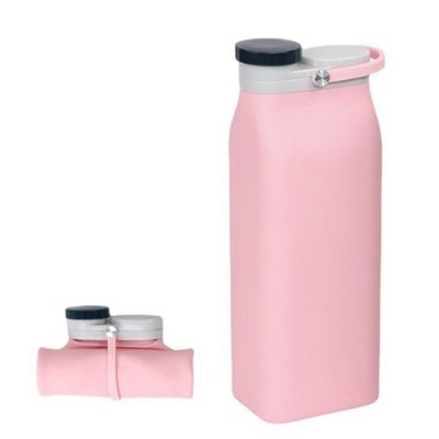 Bottiglia d'acqua di silicone pieghevole da 400 ml/600 ml, indispensabile per viaggi e attività all'aria aperta