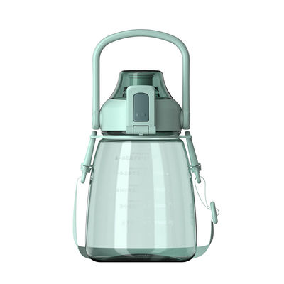 Accessoiri GRAPPIA A MANO Bottella di acqua per sport di plastica per bevande personalizzate con coperchio e paglia