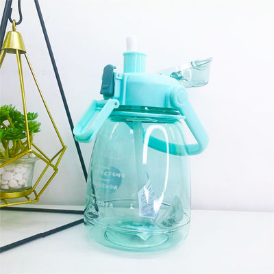 Accessoiri GRAPPIA A MANO Bottella di acqua per sport di plastica per bevande personalizzate con coperchio e paglia