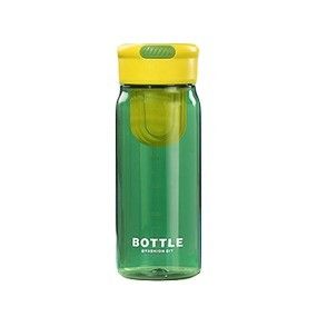 In magazzino e OEM accettato Logo personalizzato 650ml PP bottiglia di acqua di plastica con separatore di tè