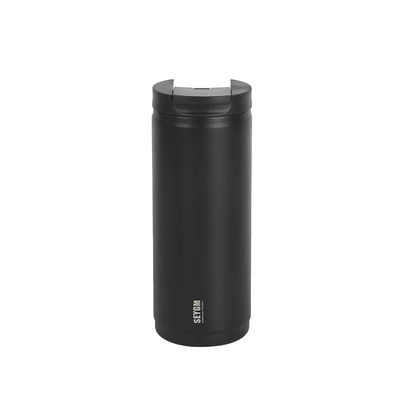 Bianco 400ml Logo personalizzato Doppia parete Acciaio inossidabile Bottiglia d'acqua per caffè Flasche di vuoto Termo
