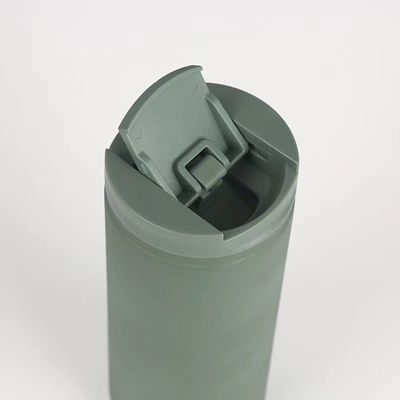 Bianco 400ml Logo personalizzato Doppia parete Acciaio inossidabile Bottiglia d'acqua per caffè Flasche di vuoto Termo
