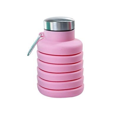 Disegno contemporaneo 500ml Flascia d'acqua di silicone pieghevole per viaggi Unisex Sport palestra