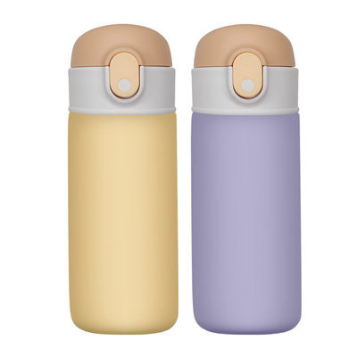 16oz Flasca antiperdita per bambini Stile di moda Sport Isolato Bottiglia d'acqua con paglia