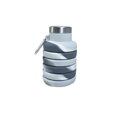 500 ml bottiglia d'acqua di silicone pieghevole per viaggiare palestra sport BPA gratuito coppa sicura per studenti