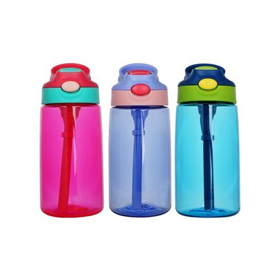 Bottiglia di acqua per bambini senza BPA con coperchio e maniglia di paglia per acqua bollente e sostenibile