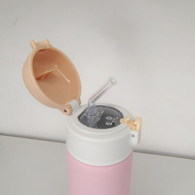 16oz Bambini Flasco Sport Aziendale Isolato Acciaio Inossidabile Bottiglia d'Acqua Con Paglia