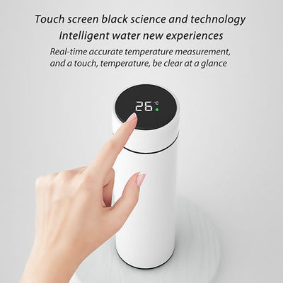 Termo di sublimazione intelligente in acciaio inossidabile a coppa retta con display di temperatura