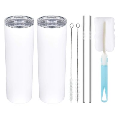 12oz 20oz 30oz bottiglia d'acqua per studenti tazza dritta con coperchio e paglia colori personalizzati