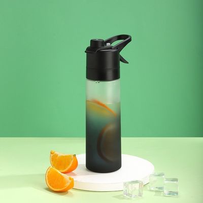 Disegno Logo personalizzato 650ml Bottiglie di spray di plastica per sport Outdoor bottiglia creativa