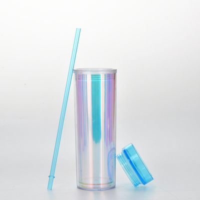 Accessori con paglia 450ml Eco Friendly Reusable Plastic Coffee Tumbler con logo