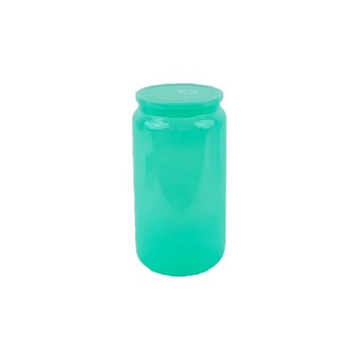 Bottiglia da bere in vetro 16 oz Colorevole Moda Forma Portatile per Acqua di Frutta Gratuita