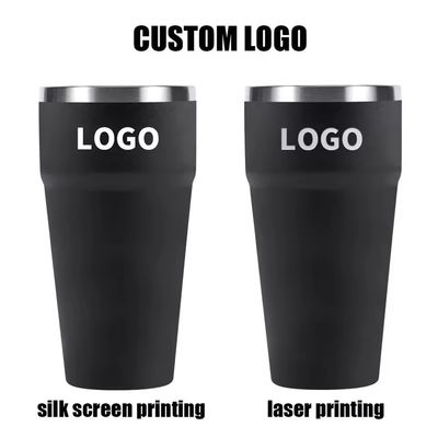 Logo personalizzato accettabile design attraente tazze da caffè in acciaio inossidabile tazza 16oz