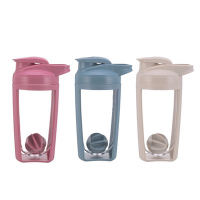 BPA gratuito creativo logo personalizzato 650ml Shaker bottiglia per sport bottiglia d'acqua