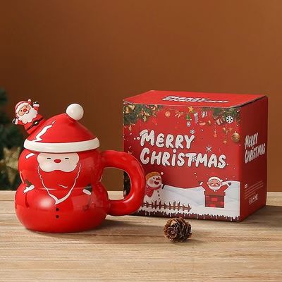 Mug di Natale di lusso in ceramica con logo personalizzato e nessun accessorio incluso