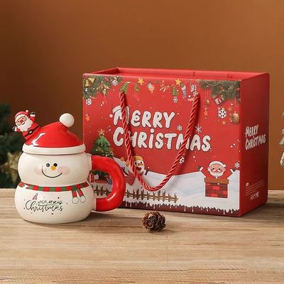 Mug di Natale di lusso in ceramica con logo personalizzato e nessun accessorio incluso