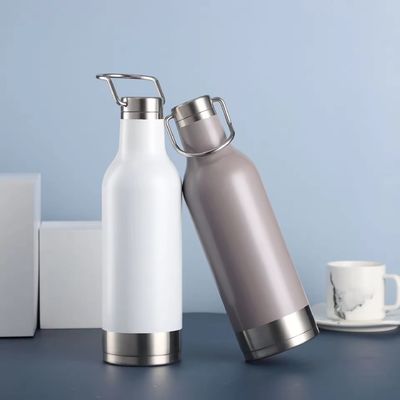 16oz Custom Double Wall Acciaio Inossidabile Isolato Bottiglia d'Acqua Vaso con Logo