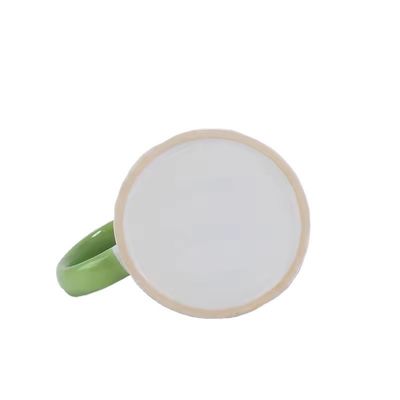 350 ml di fornitura diretta Tazza di trasferimento termico a doppio colore con rivestimento senza accessori