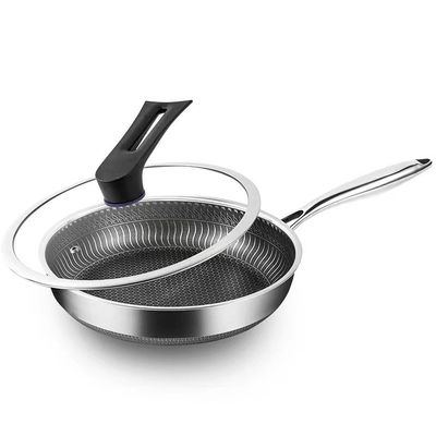 Scopo generale Acciaio inossidabile Woks personalizzabile e non attacca per le vostre esigenze di cucina