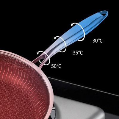 Scopo generale Acciaio inossidabile Woks personalizzabile e non attacca per le vostre esigenze di cucina