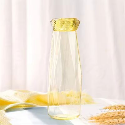 Conveniente bottiglia d'acqua in vetro da 21,5*7,5 cm Ideale per ufficio campeggi e stili di vita attivi