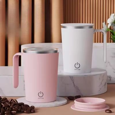 Logo personalizzato Acceptabile tazza di miscelazione elettrica per tazza di caffè stirante in acciaio inossidabile