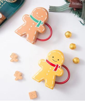 Miglior design moderno 16oz cartone animato Cute ceramica Natale Pane di zenzero tazza di caffè Acqua scaffale
