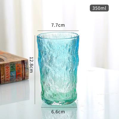 Stile europeo creativo con tappo trasparente, trasparente, in scatola di vetro, tazza di vetro ghiacciata