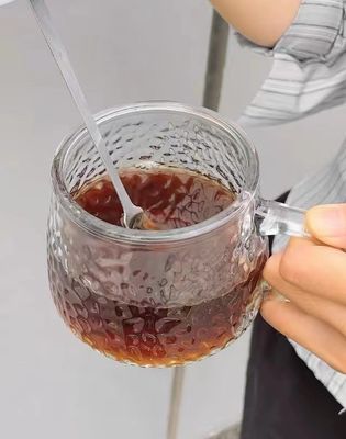 210g Cute Design Eco Friendly Resistente al Calore Tazza di Caffè in Vetro Alta Con Copertura Orso