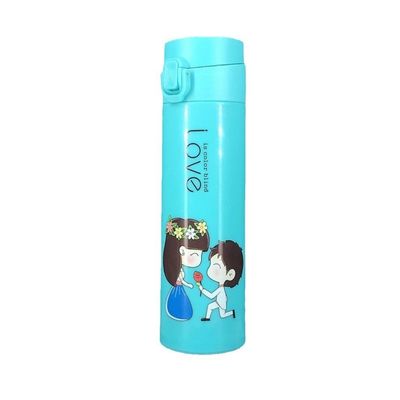 Coppa d'acqua di vetro Bottiglia di grande capacità in acciaio inossidabile 304 rimbalzo Straight Drink Cup