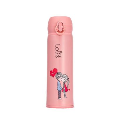 Coppa d'acqua di vetro Bottiglia di grande capacità in acciaio inossidabile 304 rimbalzo Straight Drink Cup
