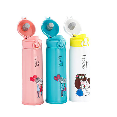 Coppa d'acqua di vetro Bottiglia di grande capacità in acciaio inossidabile 304 rimbalzo Straight Drink Cup