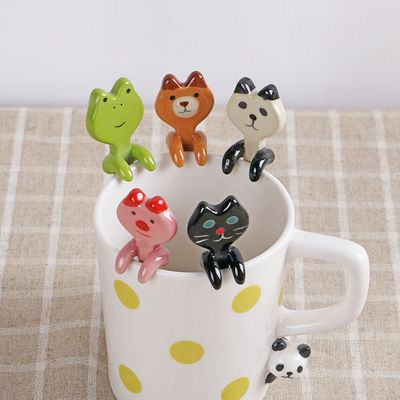 Tazza di ceramica natalizia personalizzata con disegno 3D di Babbo Natale in stile cartone animato e colore personalizzato