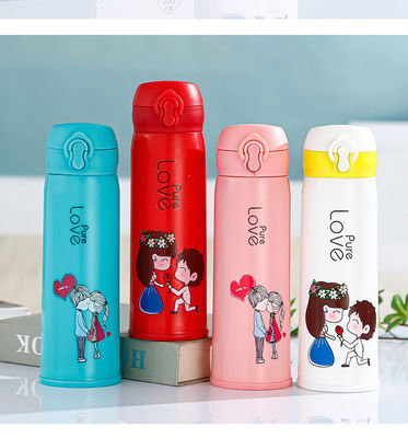 500 ml Bottiglia d'acqua in vetro di grande capacità Portabile Tazza regalo per bevande a sbalzo