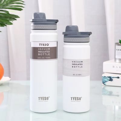Flaschetta termica riutilizzabile Eco-friendly Wide Mouth Double Wall Stainless Steel Bottle