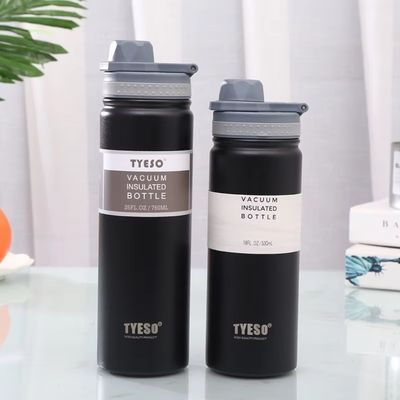 Flaschetta termica riutilizzabile Eco-friendly Wide Mouth Double Wall Stainless Steel Bottle