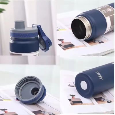 Flaschetta termica riutilizzabile Eco-friendly Wide Mouth Double Wall Stainless Steel Bottle