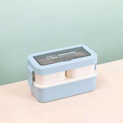 Vantaggio ecologico Reutilizzabile Portable Plastic Bento Lunch Box per tutte le età