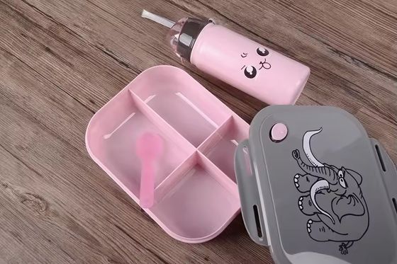 1000 ml 400 ml riutilizzabile portabile Compartimento in plastica Microonde Bento Box per bambini