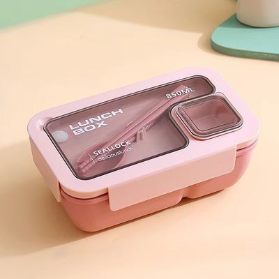 230g Bento Lunch Box per bambini scuola riutilizzabile portabile Compartimento in plastica microonde