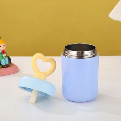 316 Acciaio inossidabile Vacuum Tumblers Tazza da caffè con maniglia portabile e carina
