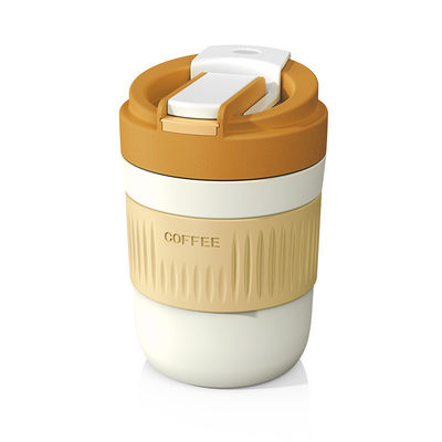 400 ml/550 ml Capacità Portable Multifunctional Glassware Cute Glass Coffee Cup con paglia
