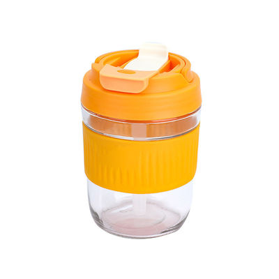 Acceptabile OEM/ODM 400/550ml Coppa di bicchiere a prova di fuoriuscita doppia con manica di silicone