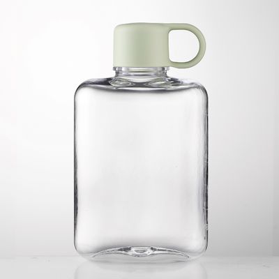 TOUR Occasione Bottiglia d'acqua portatile trasparente di plastica trasparente con disegno a prova di perdite