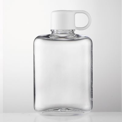 TOUR Occasione Bottiglia d'acqua portatile trasparente di plastica trasparente con disegno a prova di perdite