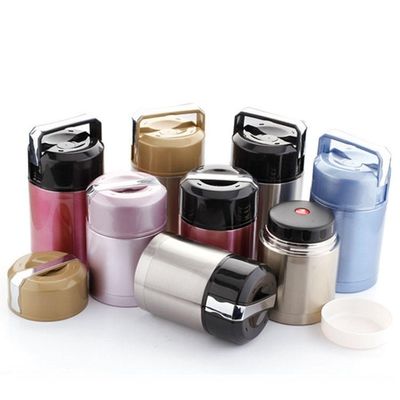 Flasche a vuoto 500ml Isolato doppio muro scatola da pranzo in acciaio inossidabile per alimenti per bambini logo personalizzato